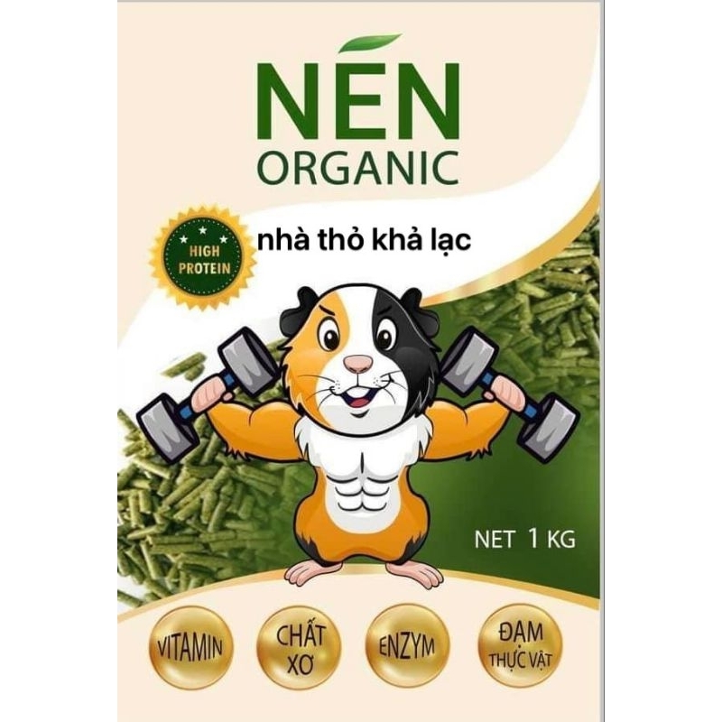 Nén Organic Cao Cấp Cho Thỏ Và Bọ Ú