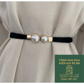Đai váy-belt váy bản nhỏ 1.5cm nịt đầm co dãn