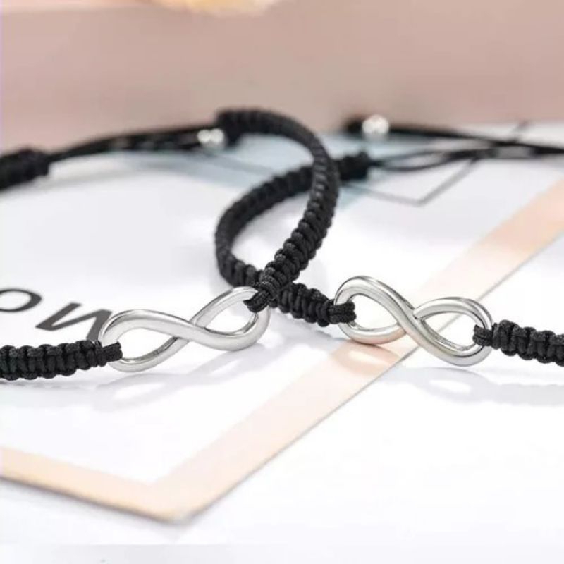 Vòng tay cặp biểu tượng vô cực, vòng tay tình bạn, bòng đôi tình yêu