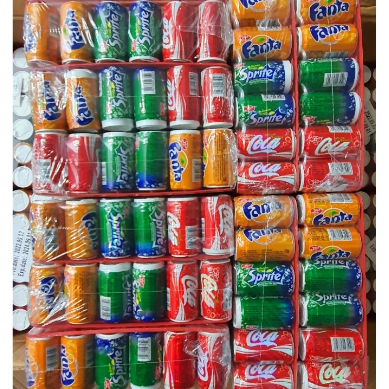 Kẹo Vỉ nước ngọt coca , fanta , sprite 1 lon