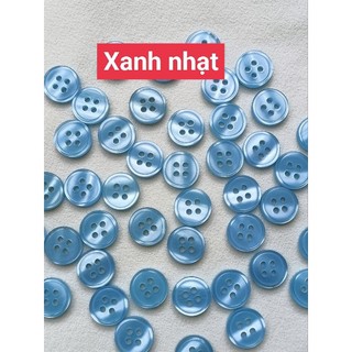20 NÚT SƠ MI 4 LỖ ÁNH XÀ CỪ SIZE 1CM