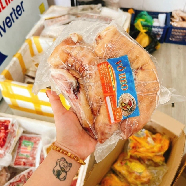 Vó heo - vó lợn rút xương 80% khay 1kg❤️Tmart- Thực phẩm sạch