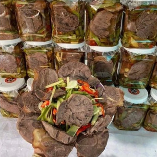 Bắp bò ngâm rau tiến vua❤️ hũ 1kg❤️ siêu mềm thơm ❤️Tmart- thực phẩm sạch