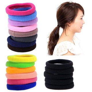 COMBO 10 - Dây cột tóc thun co giãn nhiều màu cute