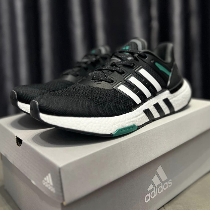 Giày Sneaker Thể Thao Nam Nữ EQT Plus Đen Xanh Lá