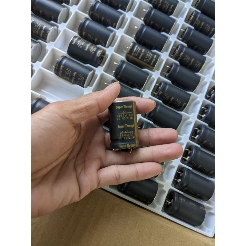 Tụ Nichicon KG Type III Super Though Audio Grade 1000uf 35v made in japan