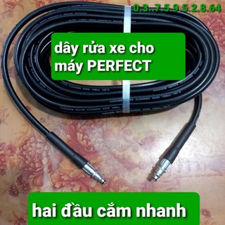 Dây rửa xe cho máy PERFECT tặng 3 roăng đầu dây dự phòng