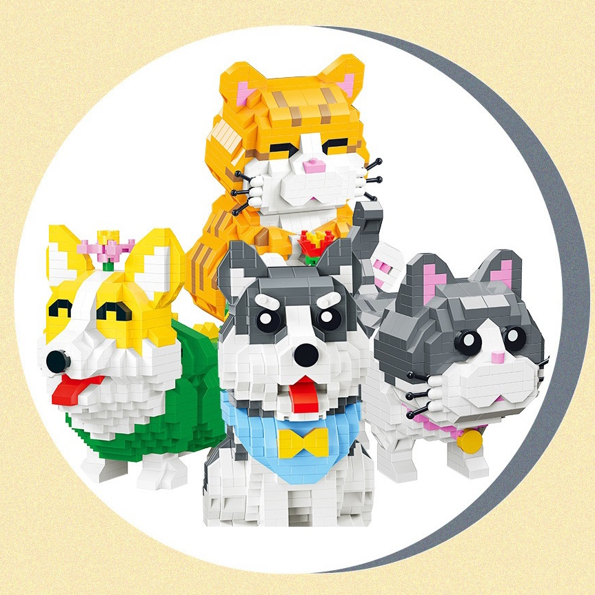 Bộ Lắp Ráp LEGO Thế Giới Động Vật Và Thú Cưng Chó Mèo