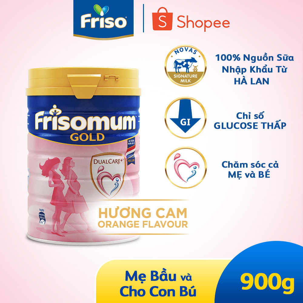 Sữa bột FRISOMUM GOLD hương ORANGE 900G