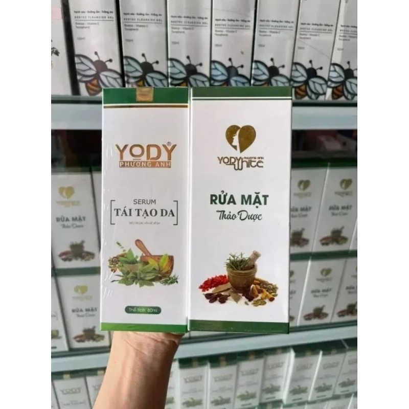 Combo serum tái tạo da Yody White Phương Anh