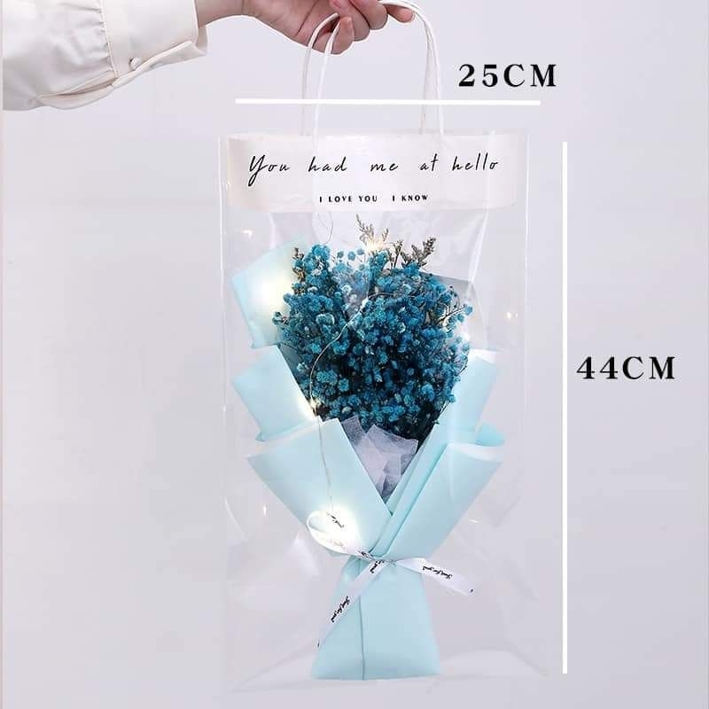HOẢ TỐC - SET HOA BABY KHÔ KÈM TÚI SANG TRỌNG - QUÀ TẶNG THẦY CÔ, NGƯỜI YÊU, BẠN BÈ NGÀY 8/3, 20/10, 20/11, 14/2