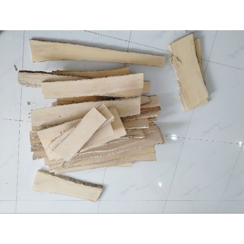 Ván tự nhiên còn vỏ Decor rộng 10-13cm*80cm