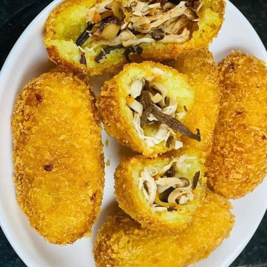 Xôi gà nấm khay 10c❤️Tmart-Thực phẩm sạch