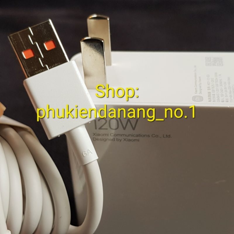 SẠC NHANH 120W XIAOMI REDMI K50 PRO, 50 ULTRA, K50 GAMING, K60PRO, NOTE11 PRO+, NOTE12 PRO+, POCO F4 GT... NEW SEAL