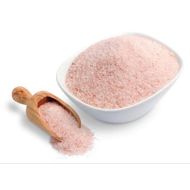 Muối hồng Hymalaya nguyên chất tẩy tế bào chết Hũ 250g hạt mịn