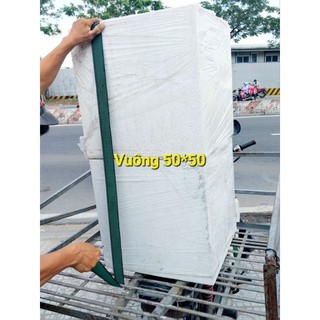 Chậu vuông đá mài 50x50x50cm trồng cây hoa nuôi cá