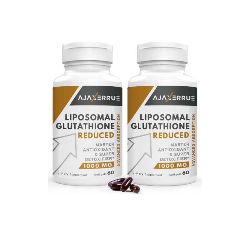 Viên Uống Trắng Da Liposomal Glutathione 1400mg Giảm Thâm Nám, Tàn Nhang Vitamin C 300mg Ha Mát Gan AJAX