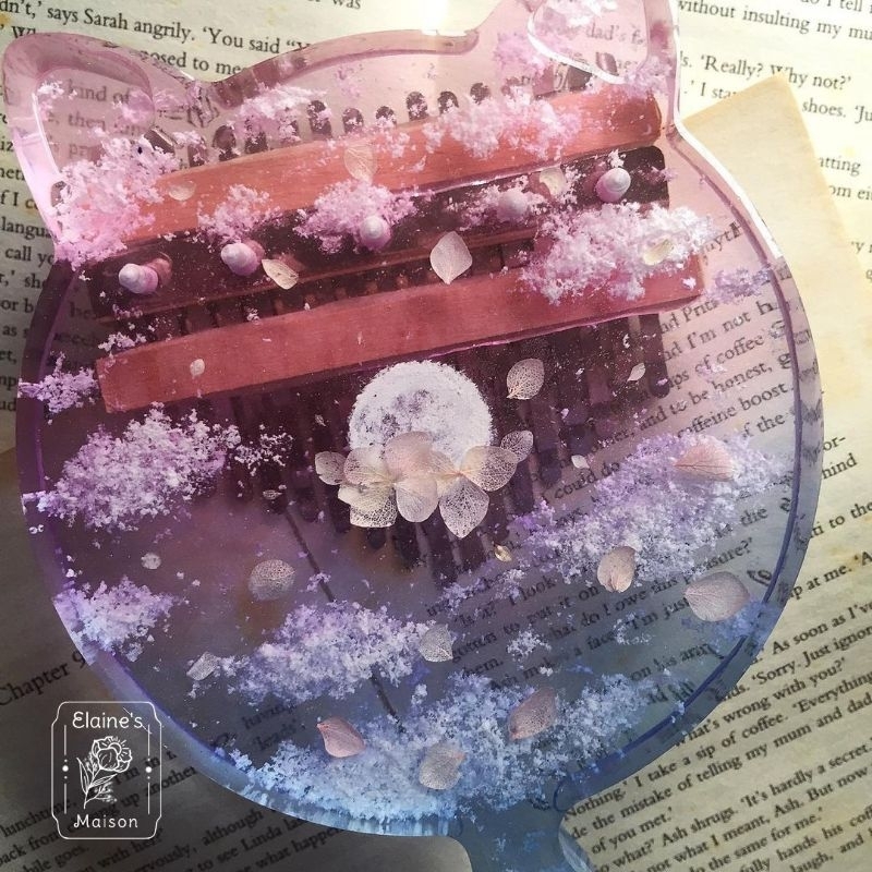 Đàn Kalimba mèo handmade bằng resin độc đáo