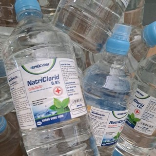 ✅ NƯỚC MUỐI SINH LÝ 0,9% PHÚC VINH CHAI 1000ML[Thùng 12 chai]