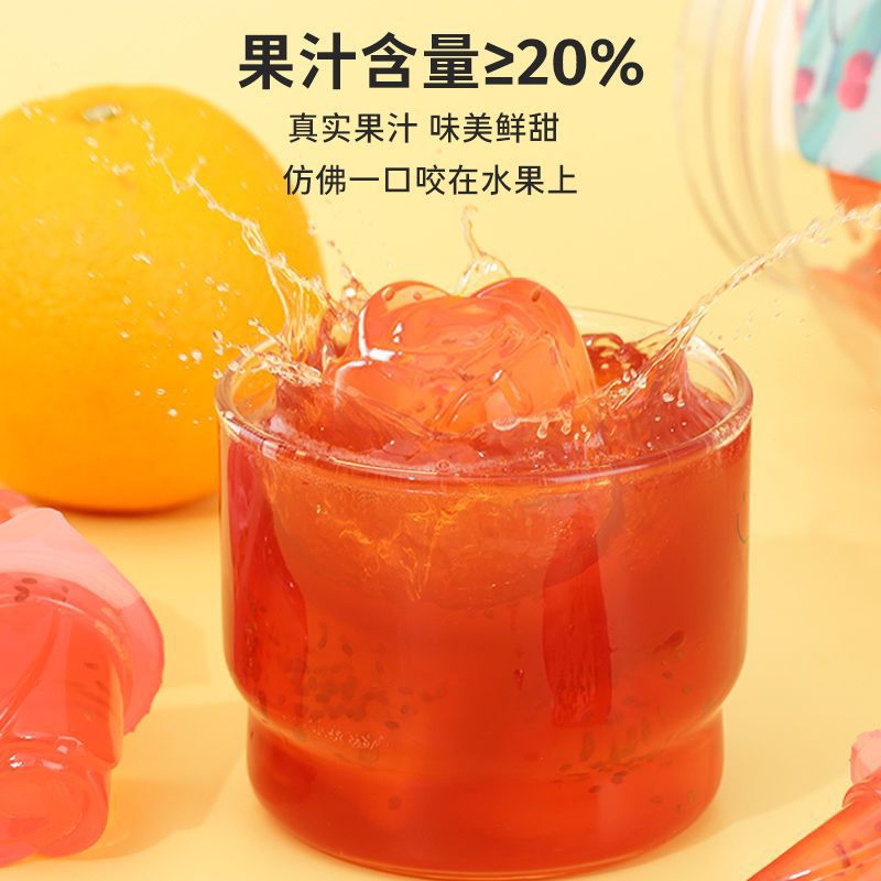 Thạch konjac enzyme trái cây hạt chia không béo