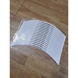 tem chỉ trắng dán vành các loại xe máy(3m phản quang )
