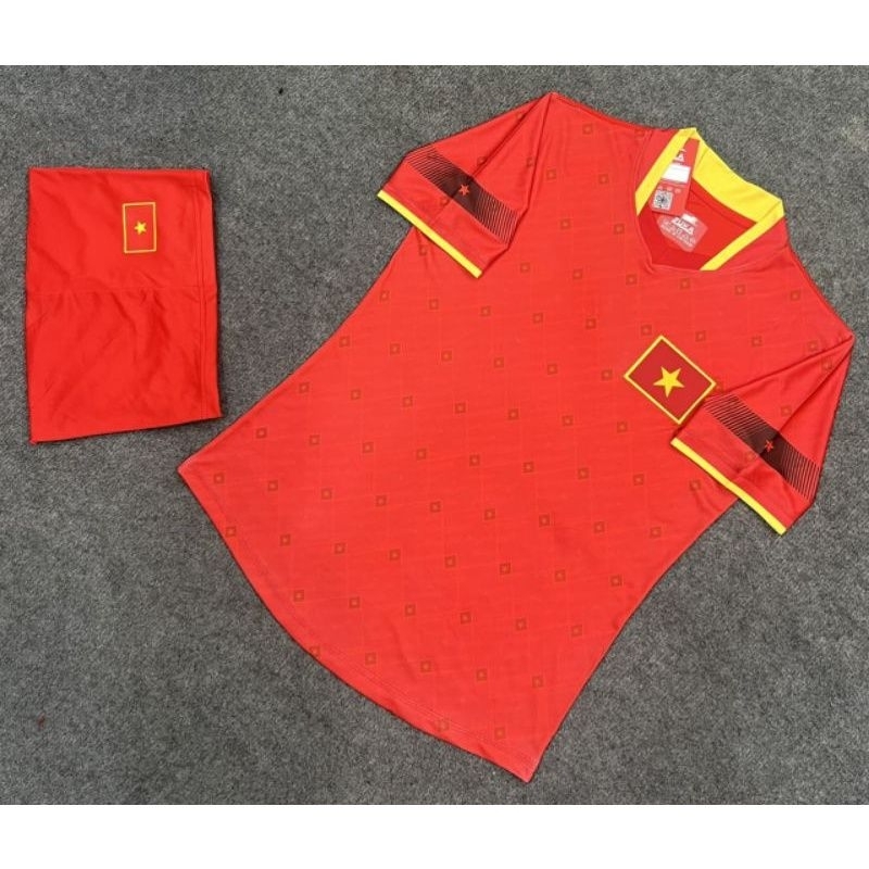 Quần áo bóng đá, áo đá banh đội tuyển Việt Nam 2021-2022 chất thun lạnh cao cấp