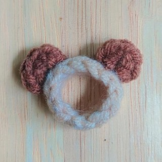 Nhẫn thú len handmade nhẫn ếch, nhẫn gấu, nhẫn vịt
