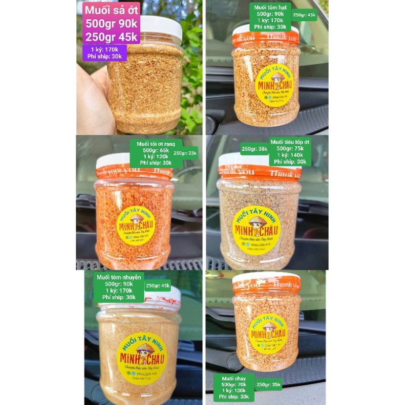 Combo 6 loại muối TÂY NINH