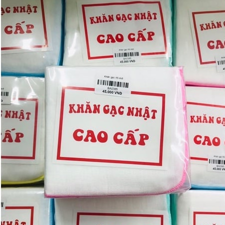 Khăn Sữa Cho Bé, Khăn Sữa Gạc 4 Lớp Cao Cấp Cuốn Biên Dày Dặn - Hàng Xuất Nhật