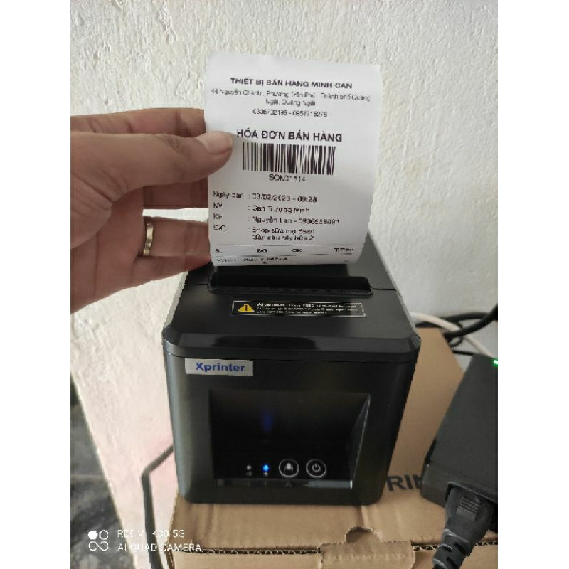 Máy in bill Xprinter T80L ( USB + LAN )