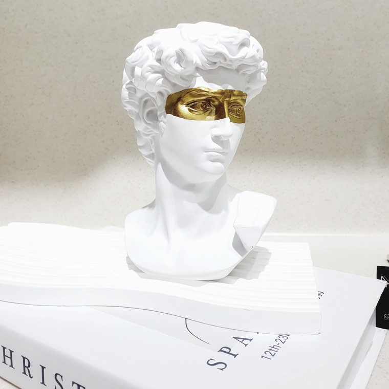 Tượng Thần Hy Lạp David Trắng