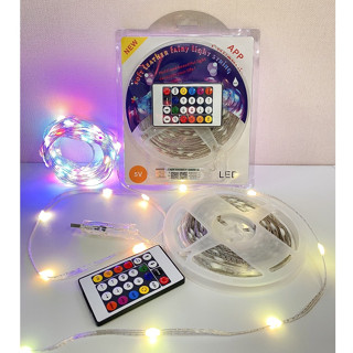 Đèn Led Tiktok 10m đuổi RGB 16 Triệu Màu Nháy Theo Nhạc, Chống Nước, Điều Khiển Remote, Cảm Biến Âm Thanh