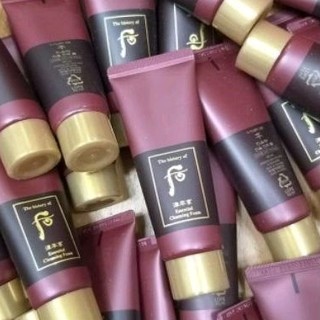 Sữa rửa mặt Whoo đỏ tuýp 40ml tách set