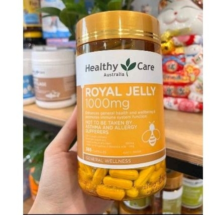 Viên sữa ong chúa Healthy Care Royal Jelly 1000mg 365's