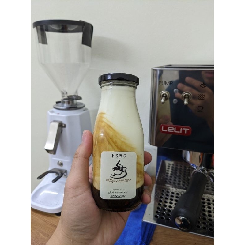 Chai Cafe muối 310ml cafe pha máy