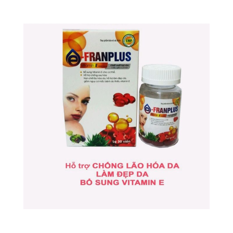 VITAMIN E FRANPLUS  đẹp da, chống lão hoá