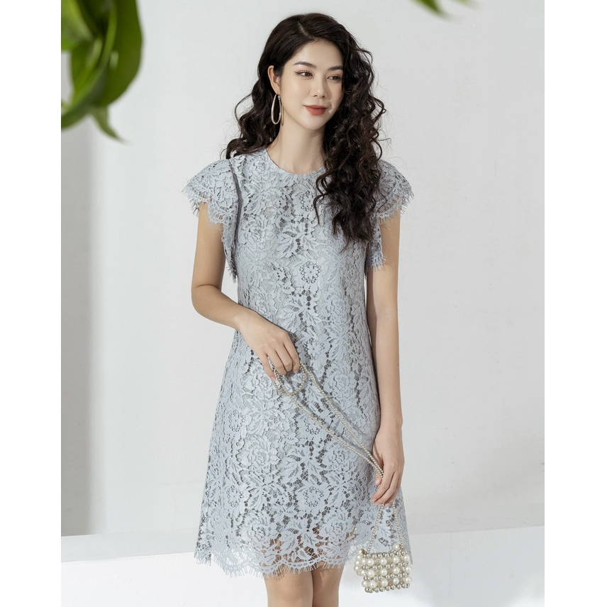 Đầm ren thiết kế dáng suông tay chờm 2 tầng HeraDG SDPBC2049