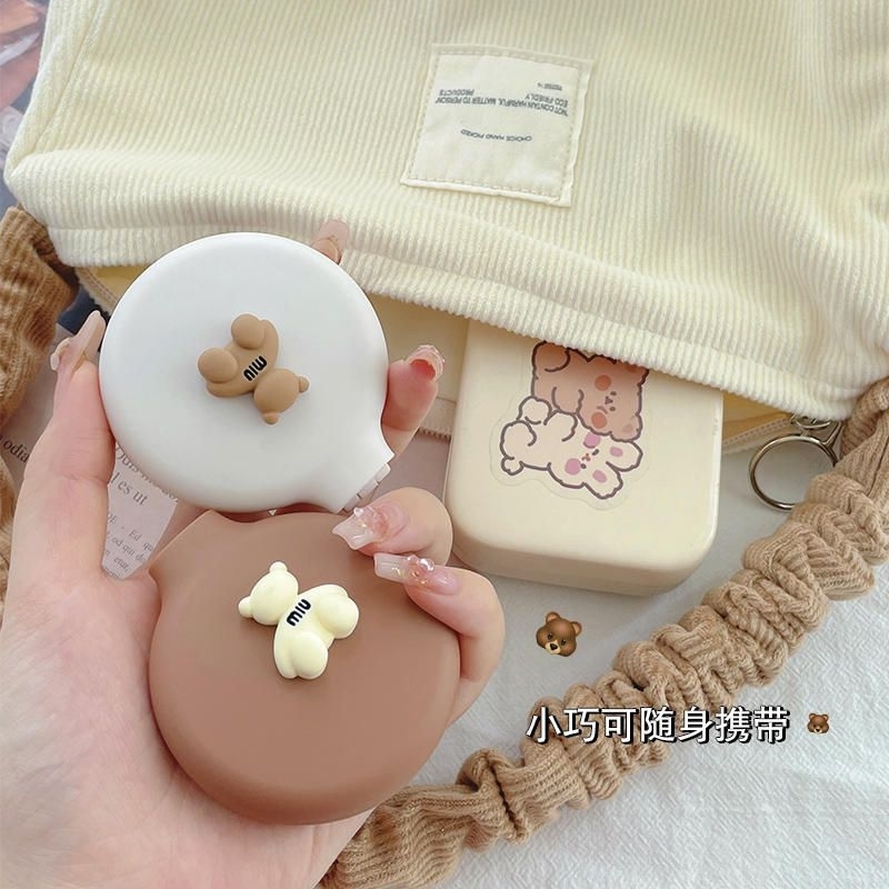 Lược MIU chải tóc massage đầu kèm gương mini