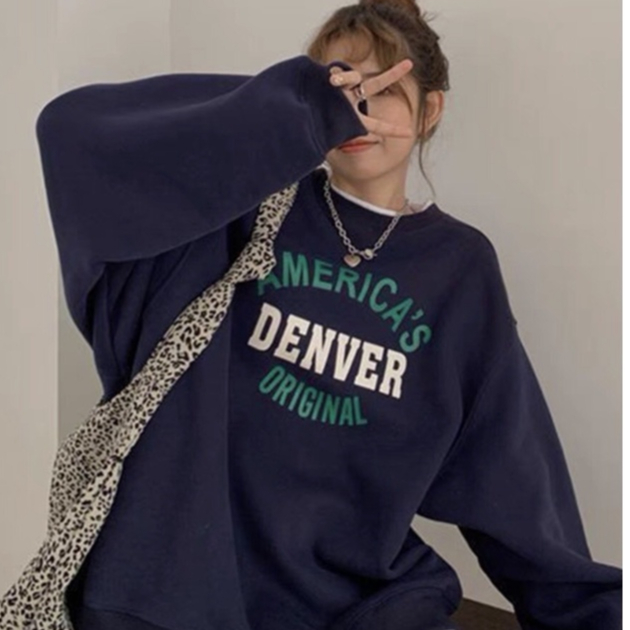 [RẺ VÔ ĐỊCH] Áo sweater Denver Unisex - Nỉ ngoại form rộng tay phồng kiểu dáng vintage hàn quốc  ulzzang