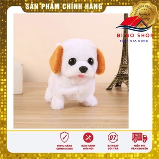 Cún con chó bông chạy pin phát đèn,nhạc, di chuyển linh hoạt bi bo shop