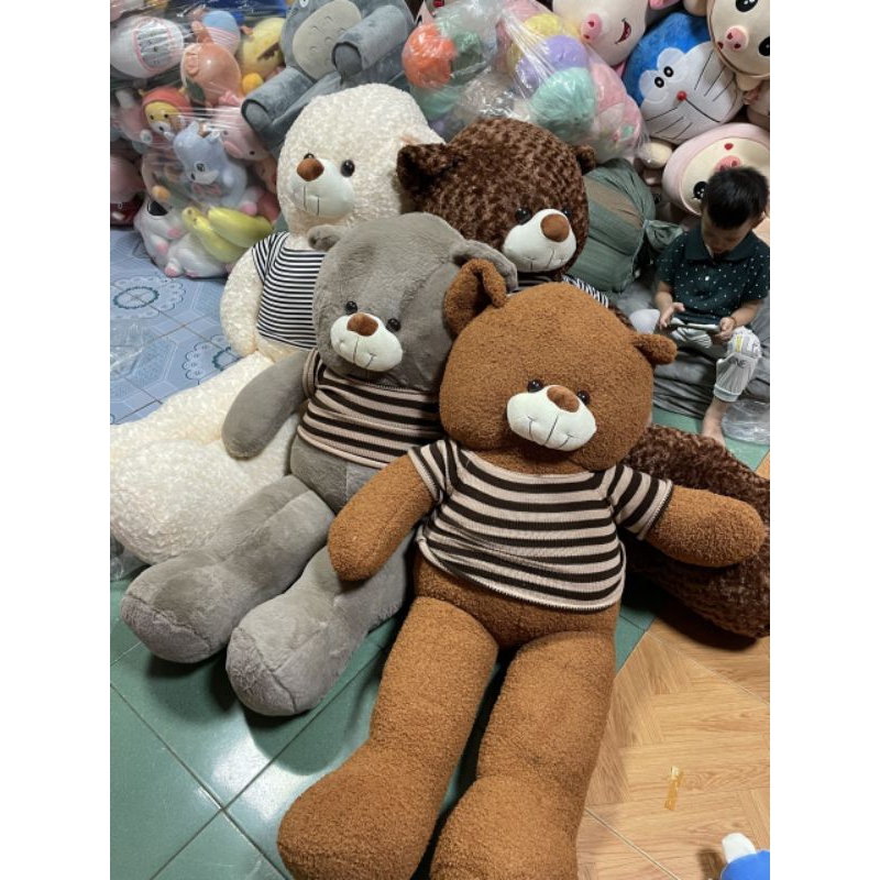 Gấu Bông TEDDY Siêu To Mặc Áo Len
