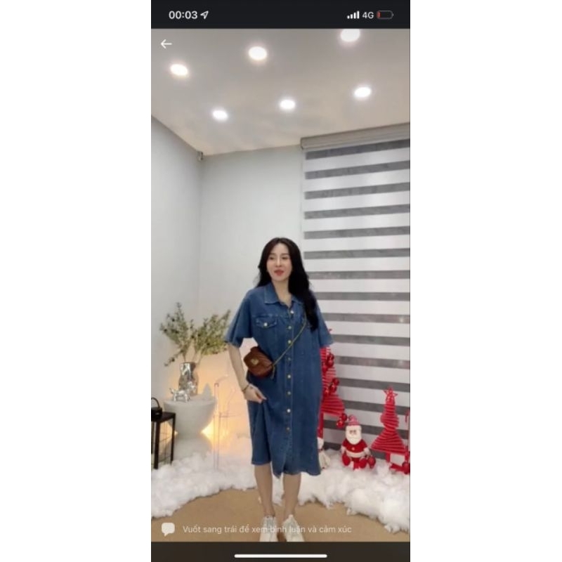 Đầm Sơ Mi Jean Big Size