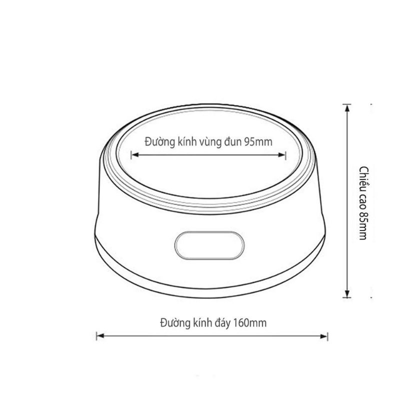 Bếp hồng ngoại mini 900W HM-901 và 800w