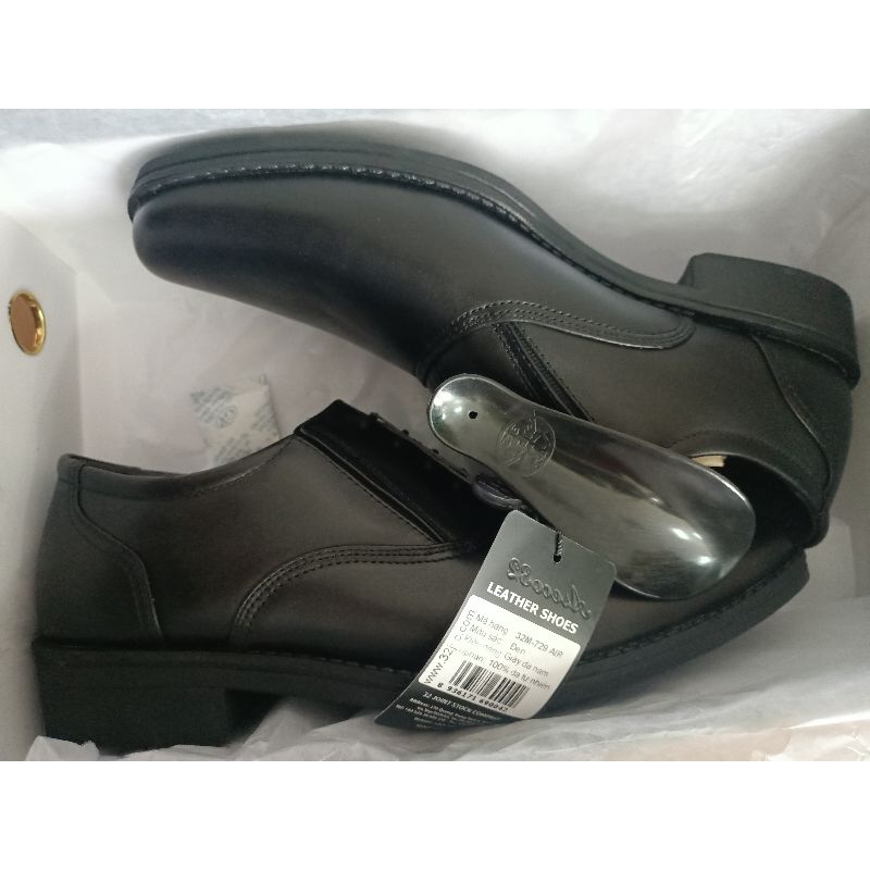 Giày da đế hơi cao cấp 32M_ 729AIr tặng kèm đón gót