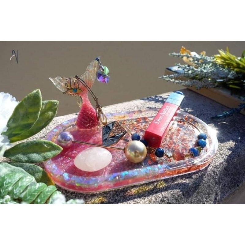 Khuôm oval đúc làm dĩa, khay nhỏ đổ thủ công resin, jesmonite, đất sét.....