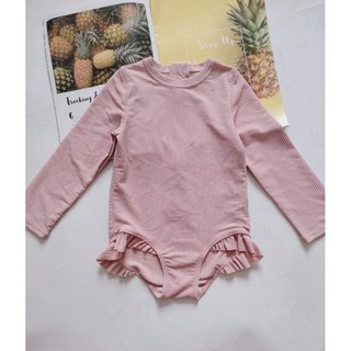 Bikini / Đồ bơi liền thân dài tay cho bé gái