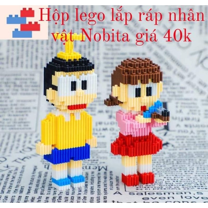 Hộp lego lắp ráp nhân vật Nobita