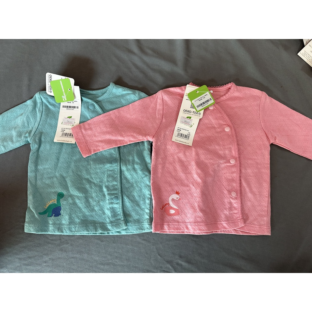 Áo cài lệch dài tay Lullaby NH58B - 1M