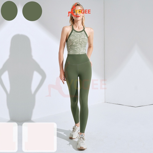Bộ quần, áo thể thao nữ dáng ôm dành cho gym, yoga, erobic, thể dục, chạy bộ, chất vải cao cấp, co giãn, thoáng mát