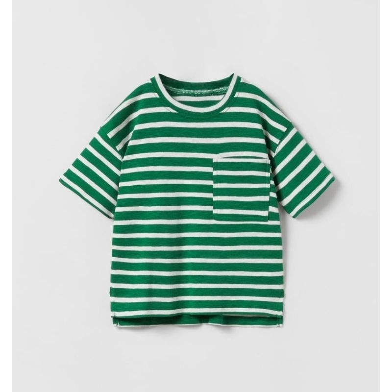 Áo tshirt cộc tay chất cotton co giãn Za.ra A.uth size 3-4y